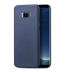 Handyhülle Hülle Kunststoff Schutzhülle Tasche Matt S01 für Samsung Galaxy S8 Blau