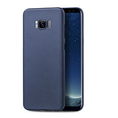 Handyhülle Hülle Kunststoff Schutzhülle Tasche Matt S01 für Samsung Galaxy S8 Plus Blau