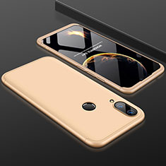 Handyhülle Hülle Kunststoff Schutzhülle Tasche Matt Vorder und Rückseite 360 Grad für Huawei Enjoy 9 Plus Gold