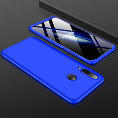 Handyhülle Hülle Kunststoff Schutzhülle Tasche Matt Vorder und Rückseite 360 Grad für Huawei P30 Lite Blau