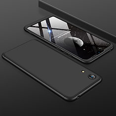 Handyhülle Hülle Kunststoff Schutzhülle Tasche Matt Vorder und Rückseite 360 Grad für Huawei Y6s Schwarz
