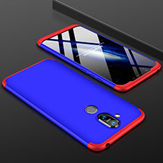 Handyhülle Hülle Kunststoff Schutzhülle Tasche Matt Vorder und Rückseite 360 Grad für Nokia 7.1 Plus Plusfarbig