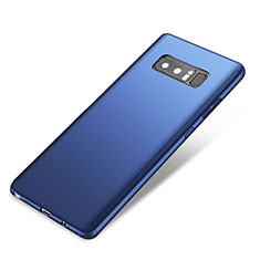 Handyhülle Hülle Kunststoff Schutzhülle Tasche Matt Vorder und Rückseite 360 Grad für Samsung Galaxy Note 8 Blau