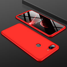 Handyhülle Hülle Kunststoff Schutzhülle Tasche Matt Vorder und Rückseite 360 Grad für Xiaomi Mi 8 Lite Rot