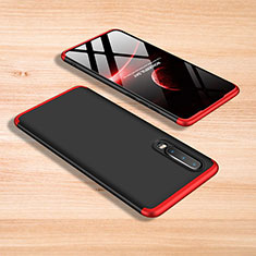 Handyhülle Hülle Kunststoff Schutzhülle Tasche Matt Vorder und Rückseite 360 Grad für Xiaomi Mi 9 Pro 5G Rot und Schwarz