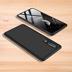 Handyhülle Hülle Kunststoff Schutzhülle Tasche Matt Vorder und Rückseite 360 Grad für Xiaomi Mi 9 Pro 5G Schwarz