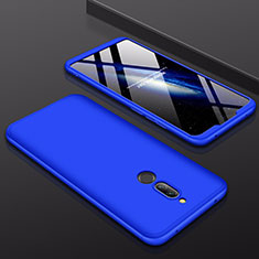 Handyhülle Hülle Kunststoff Schutzhülle Tasche Matt Vorder und Rückseite 360 Grad für Xiaomi Redmi 8 Blau