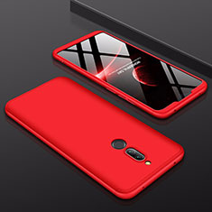 Handyhülle Hülle Kunststoff Schutzhülle Tasche Matt Vorder und Rückseite 360 Grad für Xiaomi Redmi 8 Rot