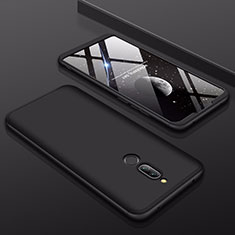 Handyhülle Hülle Kunststoff Schutzhülle Tasche Matt Vorder und Rückseite 360 Grad für Xiaomi Redmi 8 Schwarz