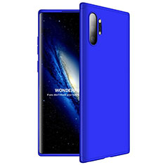 Handyhülle Hülle Kunststoff Schutzhülle Tasche Matt Vorder und Rückseite 360 Grad M01 für Samsung Galaxy Note 10 Plus 5G Blau