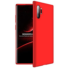 Handyhülle Hülle Kunststoff Schutzhülle Tasche Matt Vorder und Rückseite 360 Grad M01 für Samsung Galaxy Note 10 Plus 5G Rot