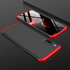 Handyhülle Hülle Kunststoff Schutzhülle Tasche Matt Vorder und Rückseite 360 Grad M01 für Xiaomi Mi 9 Lite Rot und Schwarz