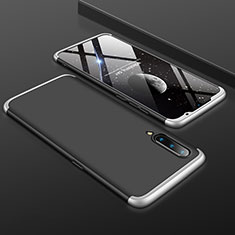 Handyhülle Hülle Kunststoff Schutzhülle Tasche Matt Vorder und Rückseite 360 Grad M01 für Xiaomi Mi 9 Pro 5G Silber und Schwarz