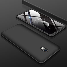 Handyhülle Hülle Kunststoff Schutzhülle Tasche Matt Vorder und Rückseite 360 Grad M01 für Xiaomi Redmi 8A Schwarz