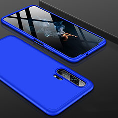 Handyhülle Hülle Kunststoff Schutzhülle Tasche Matt Vorder und Rückseite 360 Grad P01 für Huawei Honor 20 Pro Blau