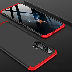 Handyhülle Hülle Kunststoff Schutzhülle Tasche Matt Vorder und Rückseite 360 Grad P01 für Huawei Honor 20 Pro Rot und Schwarz