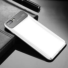 Handyhülle Hülle Kunststoff Schutzhülle Tasche Matt Z01 für Apple iPhone 7 Plus Weiß
