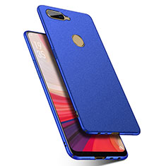 Handyhülle Hülle Kunststoff Schutzhülle Tasche Treibsand für Oppo A7 Blau