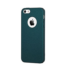 Handyhülle Hülle Kunststoff Schutzhülle Treibsand für Apple iPhone 5 Blau