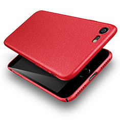 Handyhülle Hülle Kunststoff Schutzhülle Treibsand für Apple iPhone 7 Rot