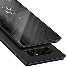 Handyhülle Hülle Kunststoff Schutzhülle Treibsand für Samsung Galaxy Note 8 Schwarz