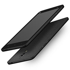 Handyhülle Hülle Kunststoff Schutzhülle Treibsand für Xiaomi Mi 4 LTE Schwarz