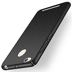 Handyhülle Hülle Kunststoff Schutzhülle Treibsand für Xiaomi Redmi 3 High Edition Schwarz