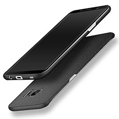 Handyhülle Hülle Kunststoff Schutzhülle Treibsand Q01 für Samsung Galaxy S7 Edge G935F Schwarz