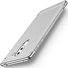 Handyhülle Hülle Luxus Aluminium Metall für Huawei Honor 6X Pro Silber
