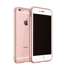 Handyhülle Hülle Luxus Aluminium Metall Rahmen für Apple iPhone 6S Plus Rosegold