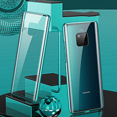 Handyhülle Hülle Luxus Aluminium Metall Rahmen Spiegel 360 Grad Tasche T02 für Huawei Mate 20 Pro Grün
