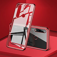 Handyhülle Hülle Luxus Aluminium Metall Rahmen Spiegel 360 Grad Tasche T02 für Huawei Nova 4e Rot