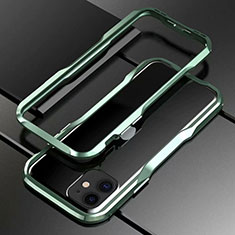 Handyhülle Hülle Luxus Aluminium Metall Rahmen Tasche für Apple iPhone 11 Grün