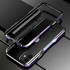 Handyhülle Hülle Luxus Aluminium Metall Rahmen Tasche für Apple iPhone 11 Plusfarbig