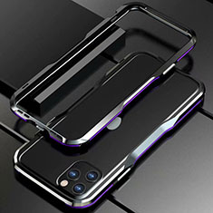 Handyhülle Hülle Luxus Aluminium Metall Rahmen Tasche für Apple iPhone 11 Pro Max Plusfarbig