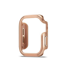 Handyhülle Hülle Luxus Aluminium Metall Rahmen Tasche für Apple iWatch 5 40mm Gold