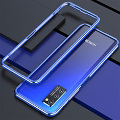 Handyhülle Hülle Luxus Aluminium Metall Rahmen Tasche für Huawei Honor V30 Pro 5G Blau