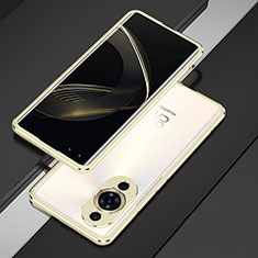 Handyhülle Hülle Luxus Aluminium Metall Rahmen Tasche für Huawei Nova 11 Pro Gold