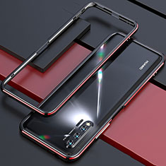 Handyhülle Hülle Luxus Aluminium Metall Rahmen Tasche für Huawei Nova 6 5G Rot