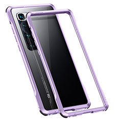 Handyhülle Hülle Luxus Aluminium Metall Rahmen Tasche für Xiaomi Mi 10 Ultra Violett