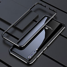 Handyhülle Hülle Luxus Aluminium Metall Rahmen Tasche für Xiaomi Mi 9 Pro 5G Schwarz