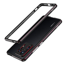Handyhülle Hülle Luxus Aluminium Metall Rahmen Tasche für Xiaomi Mi Mix 4 5G Rot und Schwarz