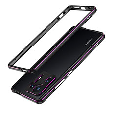 Handyhülle Hülle Luxus Aluminium Metall Rahmen Tasche für Xiaomi Mi Mix 4 5G Violett