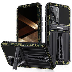 Handyhülle Hülle Luxus Aluminium Metall Tasche 360 Grad Ganzkörper LK1 für Samsung Galaxy S22 5G Plusfarbig
