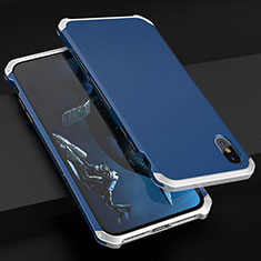 Handyhülle Hülle Luxus Aluminium Metall Tasche für Apple iPhone X Plusfarbig