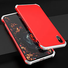Handyhülle Hülle Luxus Aluminium Metall Tasche für Apple iPhone Xs Max Bunt
