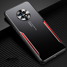 Handyhülle Hülle Luxus Aluminium Metall Tasche für Huawei Enjoy 20 Plus 5G Rot