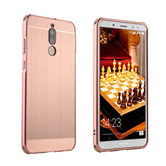 Handyhülle Hülle Luxus Aluminium Metall Tasche für Huawei G10 Rosegold