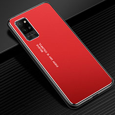 Handyhülle Hülle Luxus Aluminium Metall Tasche für Huawei Honor Play4 Pro 5G Rot
