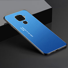 Handyhülle Hülle Luxus Aluminium Metall Tasche für Huawei Mate 30 Lite Blau